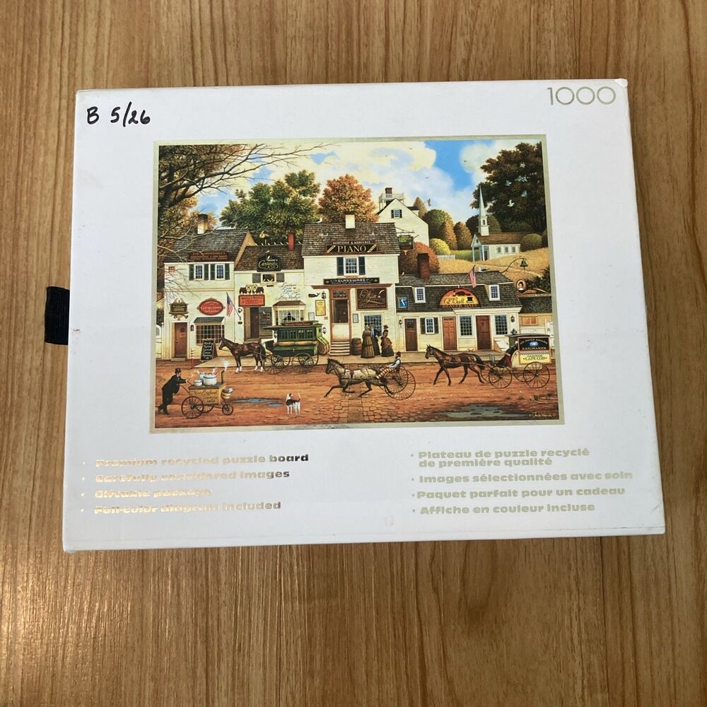 Charles Wysocki Buffalo Silver‎ Select Edition 1000 Pc Puzzle Olde Cape Cod - Picture 3 of 4